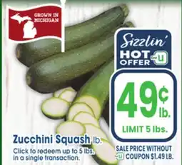 Jewel-Osco Zucchini Squash offer