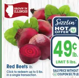 Jewel-Osco Red Beets offer