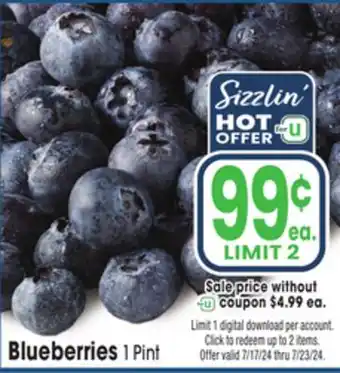 Jewel-Osco Blueberries offer