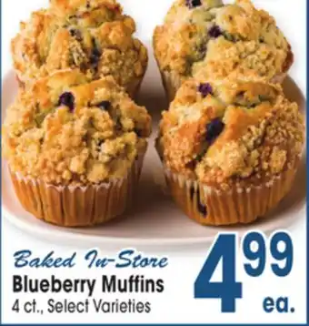 Jewel-Osco Blueberry Muffins offer