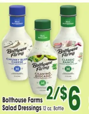 Jewel-Osco Bolthouse Farms Salad Dressings offer