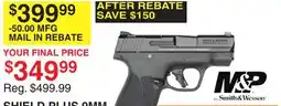 Dunham's Sports SMITH & WESSON SHIELD PLUS 9MM offer