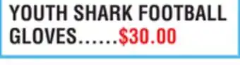 Dunham's Sports NIKE YOUTH SHARK FOOTBALL GLOVES offer