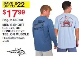 Dunham's Sports REALLIFE MEN'S SHORT SLEEVE OR LONG SLEEVE TEE, OR MUSCLE offer