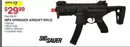 Dunham's Sports SIG SAUER MPX SPRINGER AIRSOFT RIFLE offer