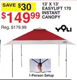 Dunham's Sports YQLI 13' X 13' EASYLIFT 170 INSTANT CANOPY offer