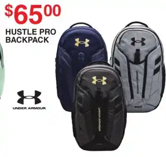 Dunham's Sports UNDER ARMOUR HUSTLE PRO BACKPACK offer