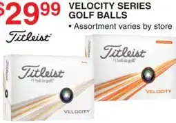 Dunham's Sports TITLEIST VELOCITY SERIES GOLF BALLS offer