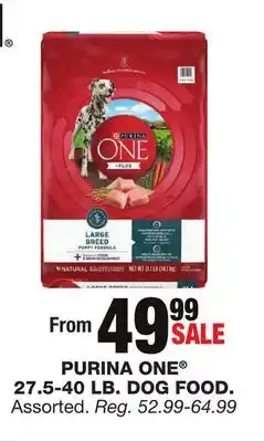 Blain's Farm & Fleet PURINA ONE 27.5-40 LB. DOG FOOD offer