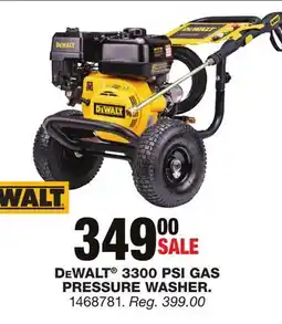 Blain's Farm & Fleet DeWALT 3300 PSI GAS PRESSURE WASHER offer