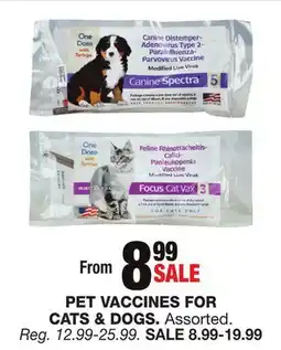 Blain's Farm & Fleet Pet Vaccines For Cats & Dogs offer