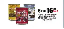 Blain's Farm & Fleet TASTE OF THE WILD 13.2-OZ. CANNED DOG FOOD offer