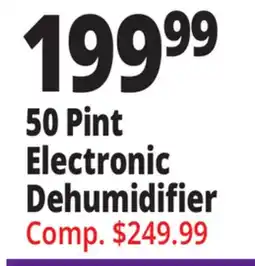 Ocean State Job Lot 50 Pint Electronic Dehumidifier offer
