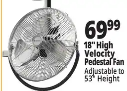 Ocean State Job Lot Penguin High Velocity Pedestal Fan 18 offer