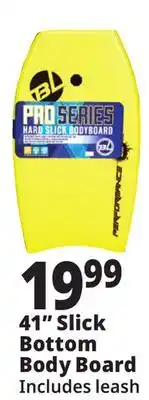Ocean State Job Lot 41 Slick Bottom Body Board offer