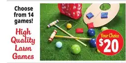 Ocean State Job Lot High Quality Lawn Games offer