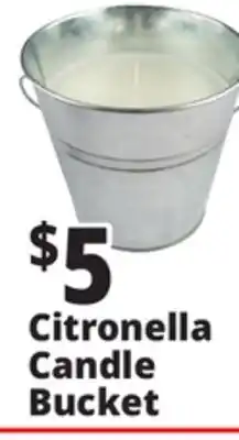 Ocean State Job Lot Citronella Candle Bucket offer