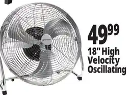 Ocean State Job Lot Penguin High Velocity Internal Oscillation Floor Fan 18 offer