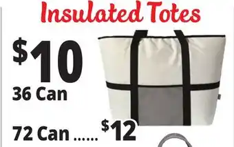 Ocean State Job Lot Insulated Totes offer
