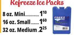 Ocean State Job Lot Refreeze Ice Packs offer