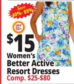 Ocean State Job Lot Women's Better Active Resort Dresses offer