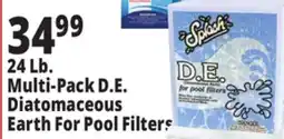 Ocean State Job Lot Splash D.E./Diatomaceous Earth Powder for Swimming Pools 24 lb Multi-Pack offer