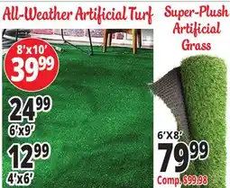 Ocean State Job Lot All-Weather Artificial Turf offer