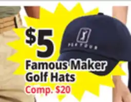 Ocean State Job Lot Famous Maker Golf Hats offer