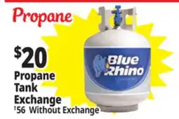 Ocean State Job Lot Blue Rhino Propane Tank Exchange offer