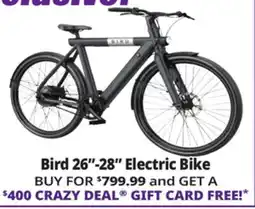 Ocean State Job Lot Bird 26-28 Electric Bike offer