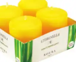 Ocean State Job Lot Citronella Insect Repellent Candles 4 Pack offer