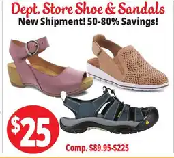 Ocean State Job Lot Dept. Store Shoe & Sandals offer