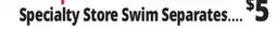 Ocean State Job Lot Specialty Store Swim Separates offer