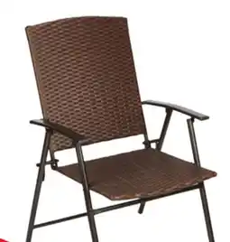 Ocean State Job Lot Resin Wicker Folding Chair offer