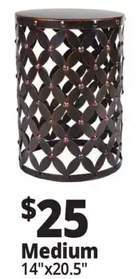 Ocean State Job Lot Medium Patio Side Tables offer