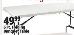 Ocean State Job Lot Enduro 6' Folding Banquet Table offer