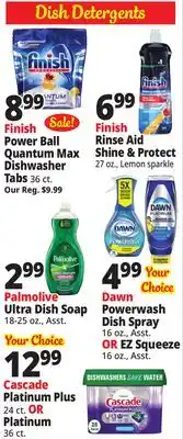Ocean State Job Lot Dish Detergents offer