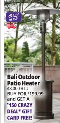 Ocean State Job Lot Bali Outdoor Patio Heater 48 000 BTU offer