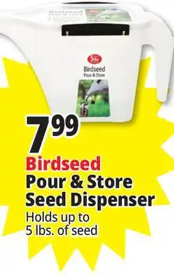 Ocean State Job Lot Birdseed Pour & Store Seed Dispenser offer