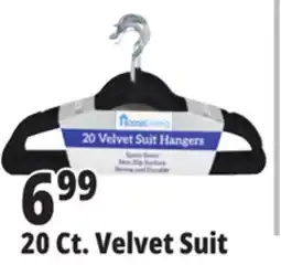 Ocean State Job Lot HomeLiving Velvet Suit Hangers 20 Count offer