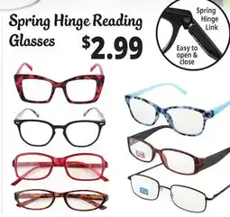 Ocean State Job Lot Spring Hinge Reading Glasses offer