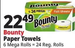 Ocean State Job Lot Bounty Paper Towels offer