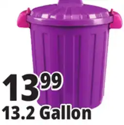 Ocean State Job Lot HemiCasa Large Oscar Bin with Lid and Handles 50 L offer