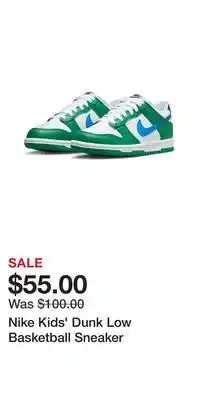 Nordstrom Nike Kids' Dunk Low Basketball Sneaker offer