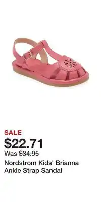 Nordstrom Nordstrom Kids' Brianna Ankle Strap Sandal offer