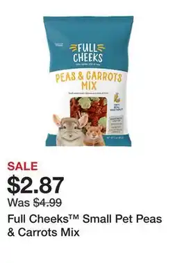 Petsmart Full Cheeks Small Pet Peas & Carrots Mix offer