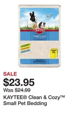 Petsmart KAYTEE Clean & Cozy Small Pet Bedding offer