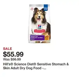 Petsmart Hill's Science Diet Sensitive Stomach & Skin Adult Dry Dog Food - Chicken & Barley offer