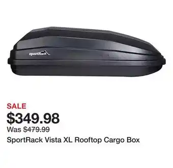 Dick's Sporting Goods SportRack Vista XL Rooftop Cargo Box offer