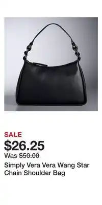Kohl's Simply Vera Vera Wang Star Chain Shoulder Bag offer